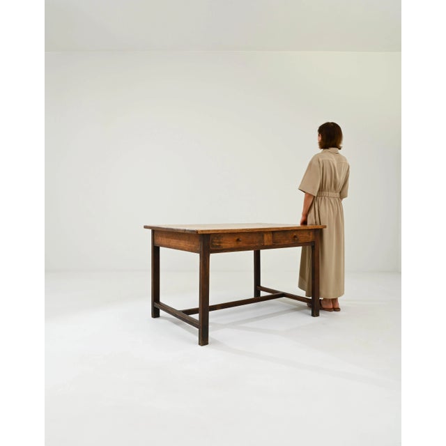 1900s French Wooden Side Table For Sale - Image 10 of 12