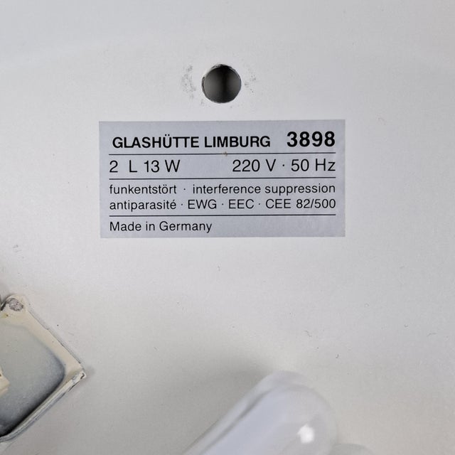 Pyramid-Shaped Wall Light from Glashütte Limburg, 1970s For Sale - Image 12 of 17