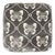 Schumacher Papillion Velvet Pillow in Pewter For Sale