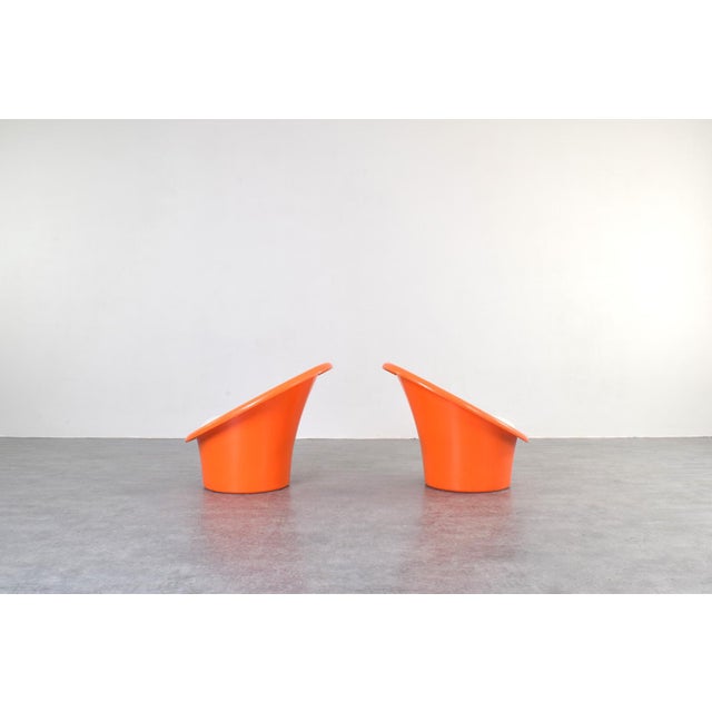 Mid-Century Modern Skopa Lounge Chairs by Ole Gjerløv-Knudsen and Torben Lind for Ikea, 1970s, Set of 2 For Sale - Image 3 of 18