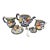 1970s Fitz and Floyd Vintage Florentine Fruit Tea Set - 5pcs For Sale