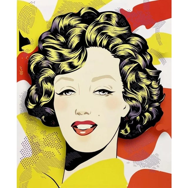 Danuta Dabrowska-Siemaszkiewicz, Marilyn, 2000s, Screen Print & Paper For Sale - Image 6 of 6
