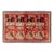 Early 20th Century Handmade Caucasian Horse & Dog Karabagh Pictorial Accent Rug For Sale