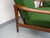Tan Vintage Scandinavian Chairs in Teak and Green Fabric, 1960s, Set of 2 For Sale - Image 8 of 18