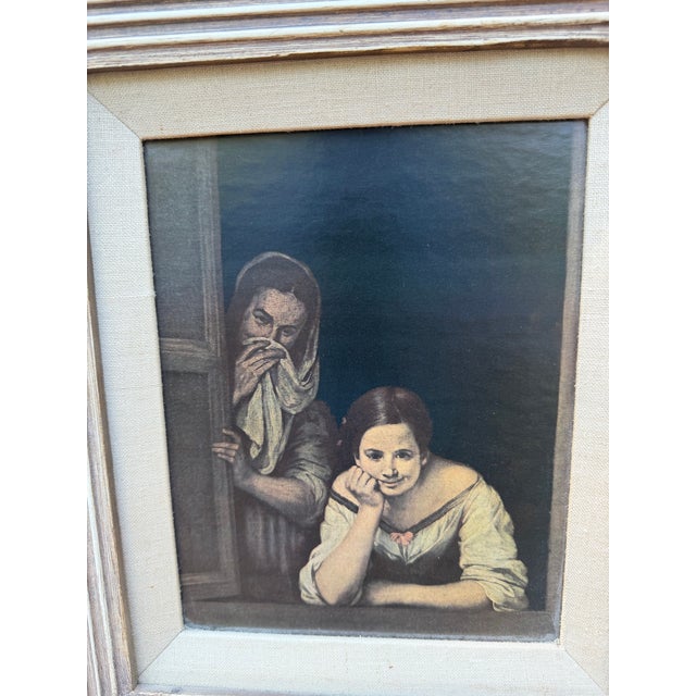 This piece is a reproduction of the 17th-century masterpiece "Two Women at a Window" (also known as "A Girl and her...