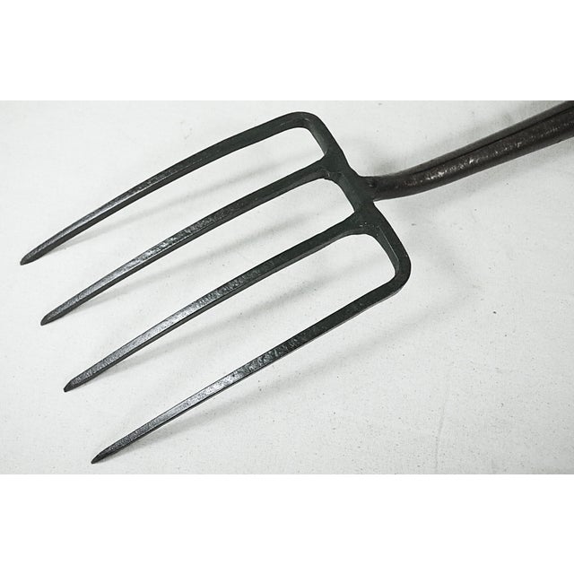 Brown Edwardian Period English Gardening Fork For Sale - Image 8 of 8
