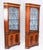 Vintage 20th Century English Flame Mahogany Corner Display Cabinets from Harrods For Sale - Image 14 of 18