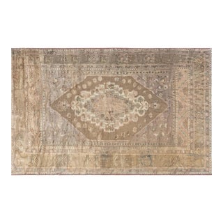 Vintage Turkish Oushak Rug For Sale