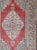 Mid 20th Century Vintage Turkish Oushak Rug With Medallion Design in Coral Pink and Light Blue For Sale - Image 4 of 11
