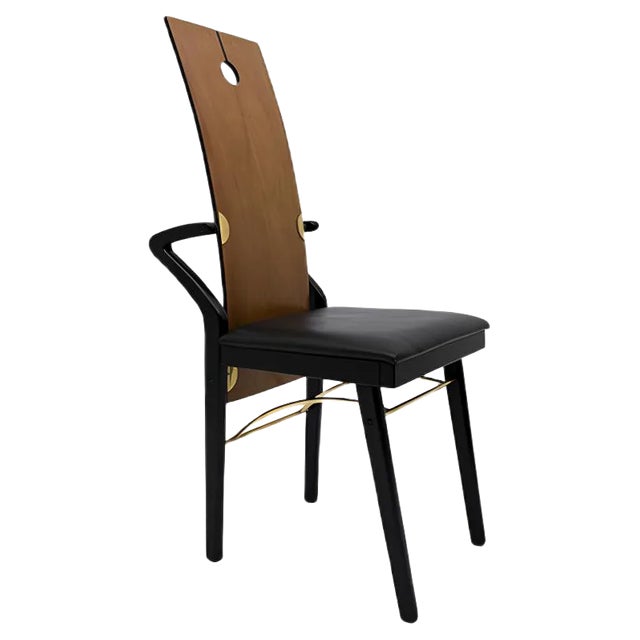 Postmodern Dining Chairs by Pierre Cardin, Italy, 1980s, Set of 4 For Sale