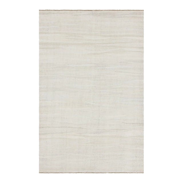 Vintage Kilim in White and Beige Tones, From Rug & Kilim For Sale