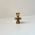 Gold Small Swedish Dual Candleholder in Bronze, 1950s For Sale - Image 8 of 8