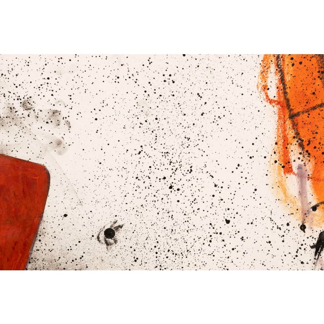 Modern William Antonow, Untitled (82-P9) Signed Acrylic on Paper Detroit Cass Corridor For Sale - Image 3 of 9