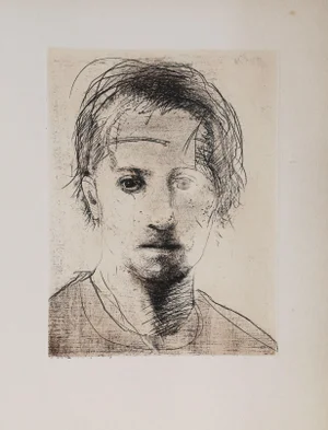 Portrait of a Man - Unframed Etching