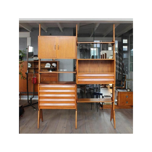 Italian Antonio ​​2-Module Bookcase, 1960s For Sale - Image 14 of 14