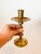 Early 19th Century Antique Heavy Brass Baluster Candlestick Holder For Sale - Image 5 of 6