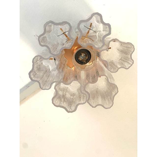 2020s Contemporary Pretty "Tronchi" Murano Glass Flush Mount by Simoeng For Sale - Image 5 of 8