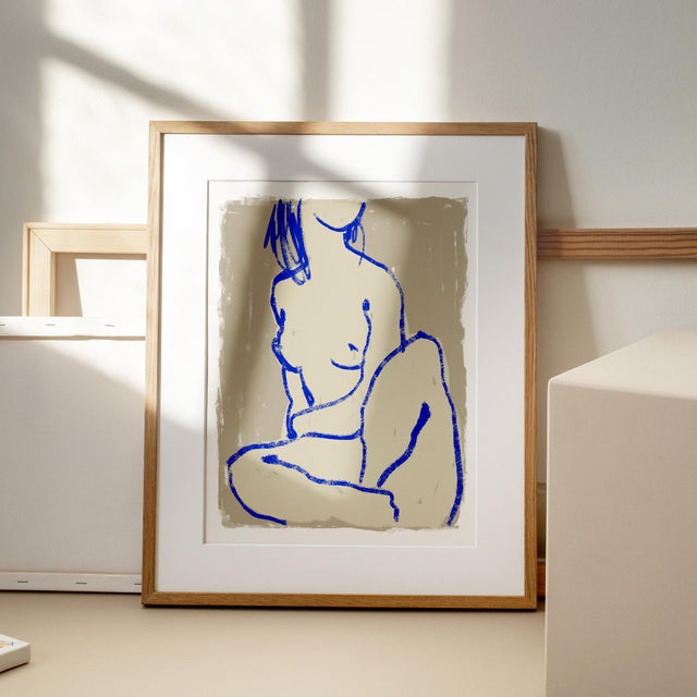 Contemporary Female Silhouette Giclee Print For Sale - Image 4 of 4