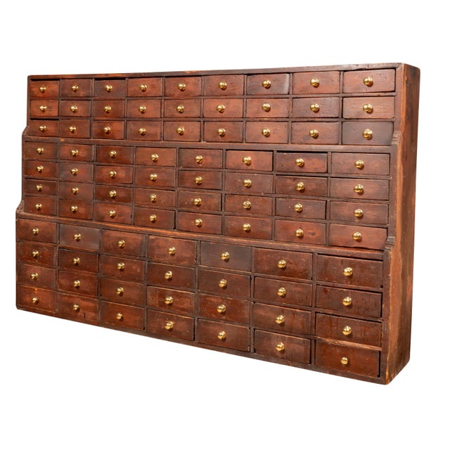 American Pine Apothecary Chest For Sale In Boston - Image 6 of 8