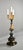 Decorative Gilt and Slate Candelabra Napoleon III This unusual candelabra is emblematic of hunting with its display of...
