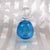 Contemporary Signed Blue Cased Art Glass Perfume Bottle For Sale - Image 3 of 5