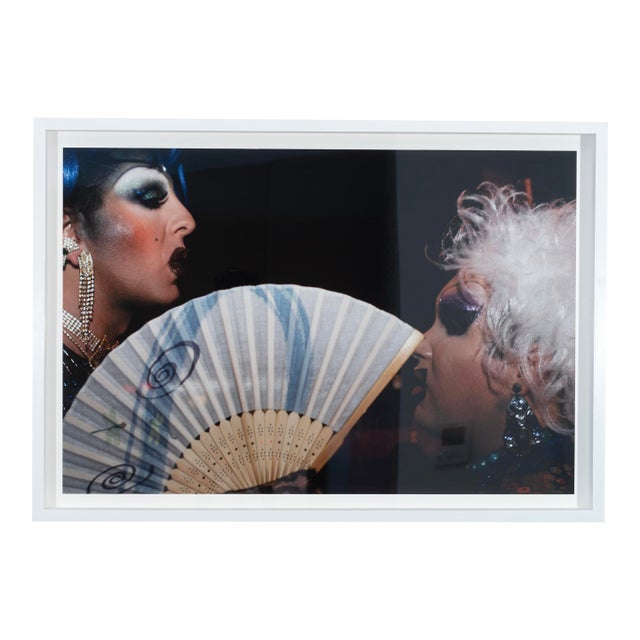 Professionally Framed Fine Art, C-Print by Frank Torng, Fuchsia, the Fan, and the Friend (HerShe Series), 2010 For Sale