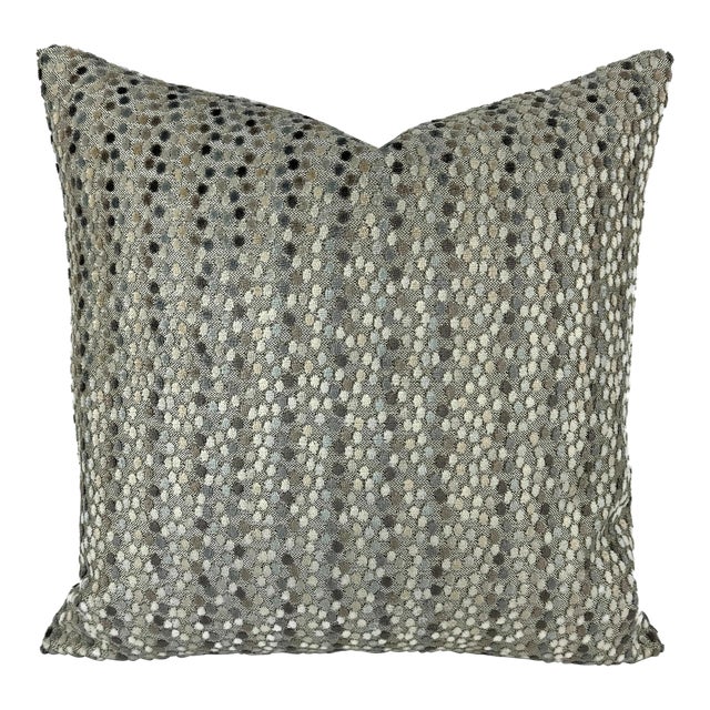 Hamilton Fabrics Bacchus in Pebble Pillow Cover For Sale
