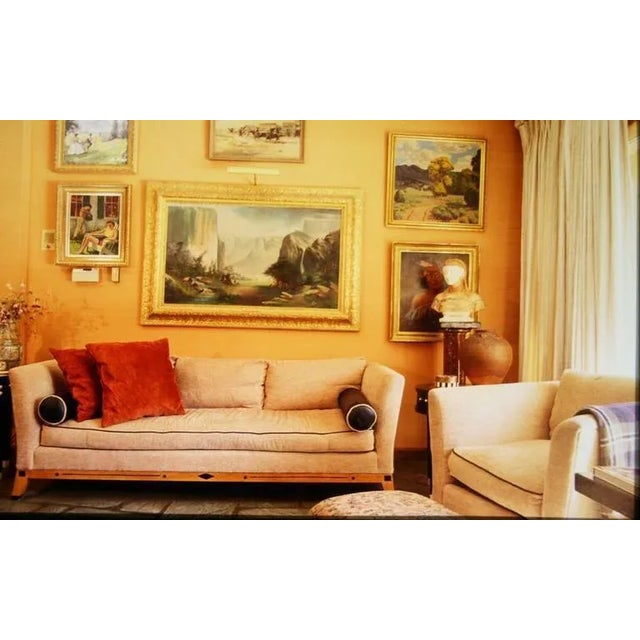 Beautiful Oil Painting attributed to Thomas Hill- Yosemite Valley-in a beautiful period Carved wood gilt frame....