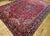 Vintage Persian Heriz Serapi Rug, Hand-Knotted Wool, Geometric Medallion Pattern, Red & Navy, 10x13 For Sale - Image 14 of 14