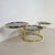 Vintage Hollywood Regency Swivel Cascade Coffee Table with Black Glass, Germany, 1970s For Sale - Image 9 of 12