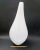 1960s 1960s Tall Scandinavian Handblown Cased White Art Glass Asymmetrical 18" Vase For Sale - Image 5 of 11