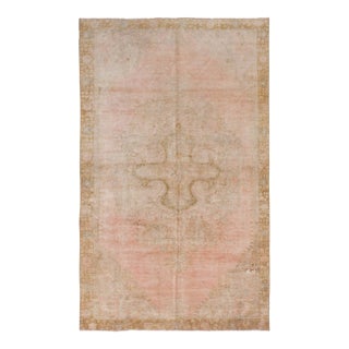 Faded Large Vintage Turkish Kars Rug For Sale