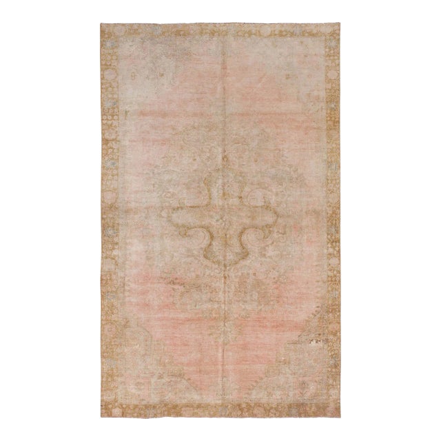 Faded Large Vintage Turkish Kars Rug For Sale