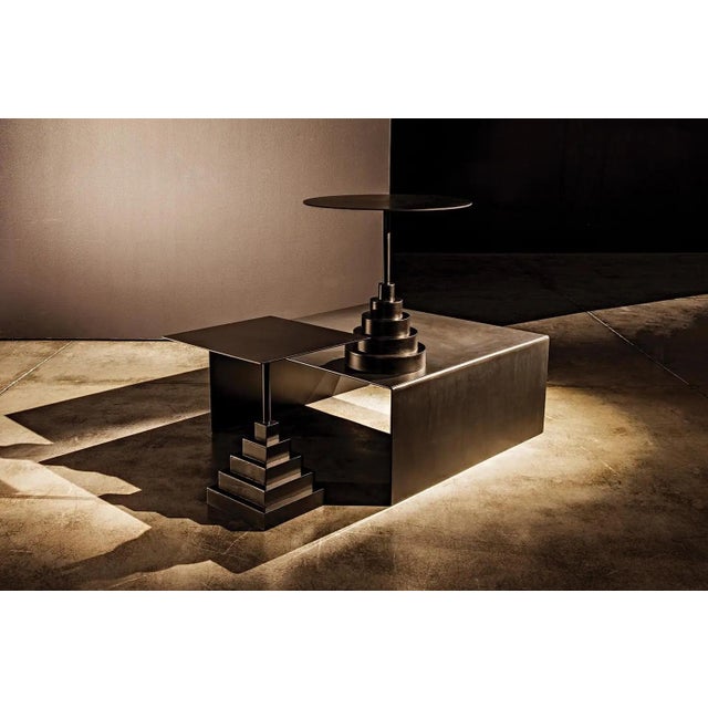Not Yet Made - Made To Order NOIR Nova Round Side Table For Sale - Image 5 of 6