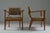 Set of Bridge Armchairs attributed to Audoux Et Minet, France, 1950s For Sale - Image 12 of 17