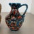 Blue Multi-Color Fat Lava Op Art Pottery Vase from Bay Ceramics Germany, 1960s, Set of 2 For Sale - Image 8 of 17
