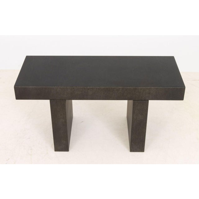 2000 - 2009 Modern Sheet Iron Metal Bench For Sale - Image 5 of 7