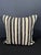 Turkish Hemp Pillow Cushion Natural Beige Black Cushion Cover 20x20 For Sale - Image 4 of 4