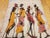 Vintage African Batik Wall Art, Hand Painted Textile Tapestry Wall Art For Sale - Image 9 of 12