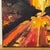 Early 21st Century Colourful Golden Orange Impasto Abstract Landscape of Chrysler in New York City 2025 For Sale - Image 5 of 9