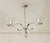Art Deco Chandelier in Glass and Nickel, 1920s For Sale - Image 4 of 8