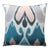 Contemporary Decorative Handmade Throw Silk Ikat Pillow For Sale