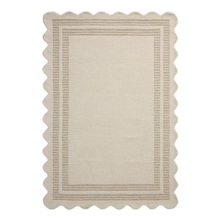 Chris Loves Julia x Loloi Scottie Ivory / Grey 5'-0" x 7'-6" Area Rug For Sale
