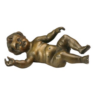 Bronze Cherub Figurine For Sale