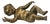 Bronze Cherub Figurine For Sale