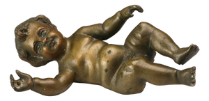 Bronze Cherub Figurine
