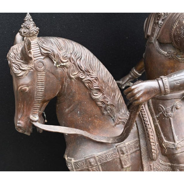 Bronze Horse Casting Gladiator Statue For Sale - Image 11 of 12