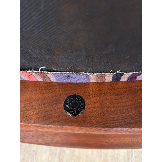 John Stuart Mid Century Modern Teak Armchairs - A Pair For Sale - Image 11 of 14