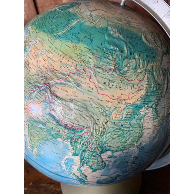 1980s Rand McNally World Portrait Globe | Chairish