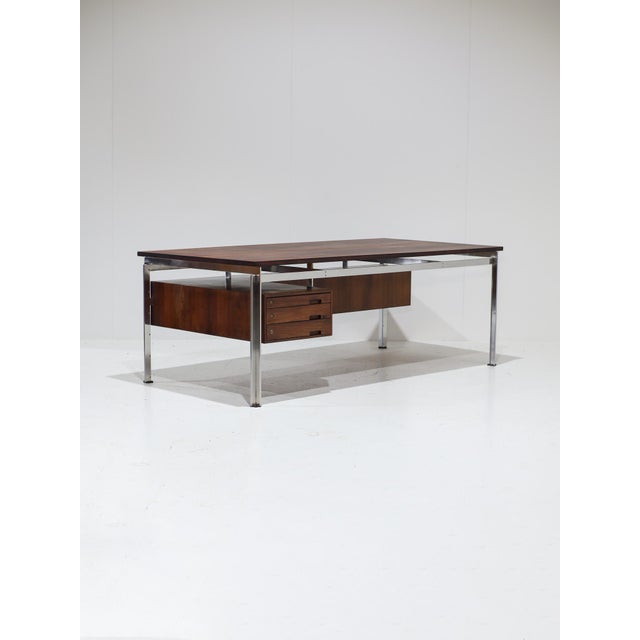 A very rare, large executive desk made in denmark during the 1950s or 1960s. According to the first owner, this desk was...